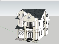 File Sketchup biệt thự 2 tầng,sketchup biệt thự 2 tầng,Biệt thự file sketchup,File sketchup biệt thự 8.5x15m,Model sketchup biệt thự 2 tầng